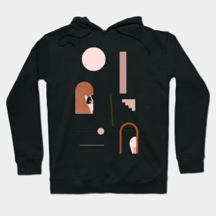 Hide and Seek Frenchie Abstract Hoodie